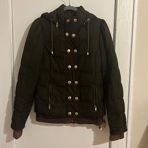 Juicy Couture Chocolate Brown fall/winter coat - pre loved and adored